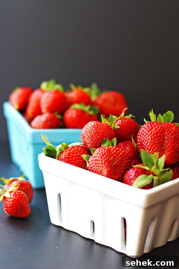 Strawberry Angel Food Shortcake with Fresh Whipped Cream 4 Strawberries in a quart container