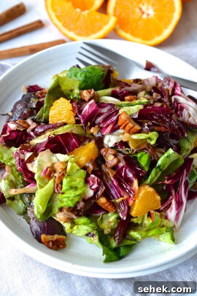 Grilled Radicchio & Orange Salad with Cinnamon Dressing Grilled Radicchio & Orange Salad with Cinnamon Dressing
