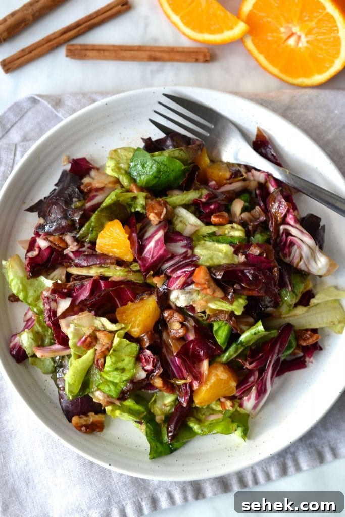 Grilled Radicchio & Orange Salad with Cinnamon Dressing Grilled Radicchio & Orange Salad with Cinnamon Dressing