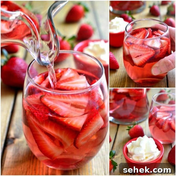 40+ Refreshing Summer Cocktail Recipes for Parties and Picnics 15 Strawberry Shortcake Sangria - Over 40 of the BEST Summer Cocktails!