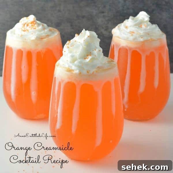 40+ Refreshing Summer Cocktail Recipes for Parties and Picnics 21 Orange Creamsicle Cocktail