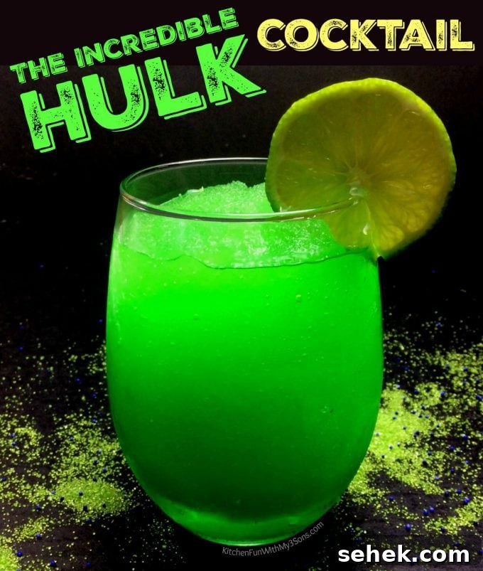 40+ Refreshing Summer Cocktail Recipes for Parties and Picnics 37 Incredible Hulk Cocktail - Over 40 of the BEST Summer Cocktails!