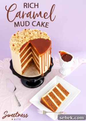 Gluten-Free White Chocolate Mud Cake Recipe 15 Rich, dark caramel mud cake made using real caramel sauce. This is every caramel lover's dream cake! Includes recipe details for making the cake gluten free, and how to make the most amazing caramel Swiss meringue buttercream.