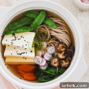20+ Simple Vegan Soup Recipes for Every Season 20 Soba Noodle Soup Vegan Dashi Veggiekins Blog