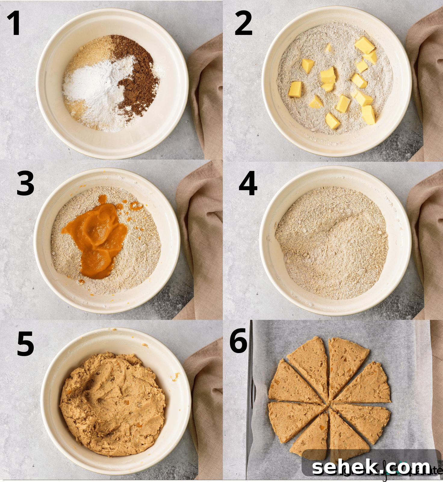 Gluten-Free Pumpkin Scones Recipe for Moist, Flaky Bakes 6 gluten-free pumpkin scones steps