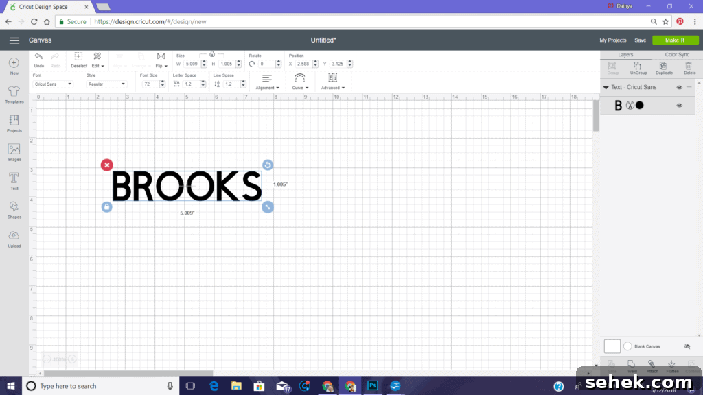 knockout with cricut