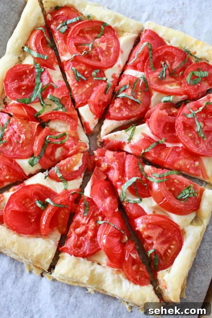 Caprese Tart Recipe: Fresh Tomato, Mozzarella & Basil Tart 11 img 2012 10