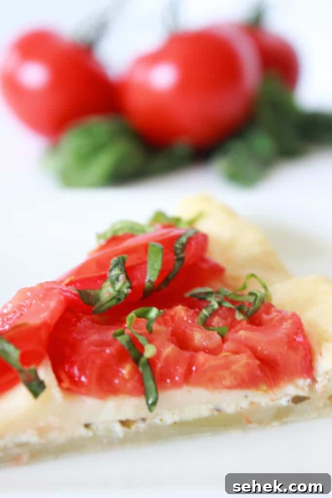 Caprese Tart Recipe: Fresh Tomato, Mozzarella & Basil Tart 12 img 2012 11
