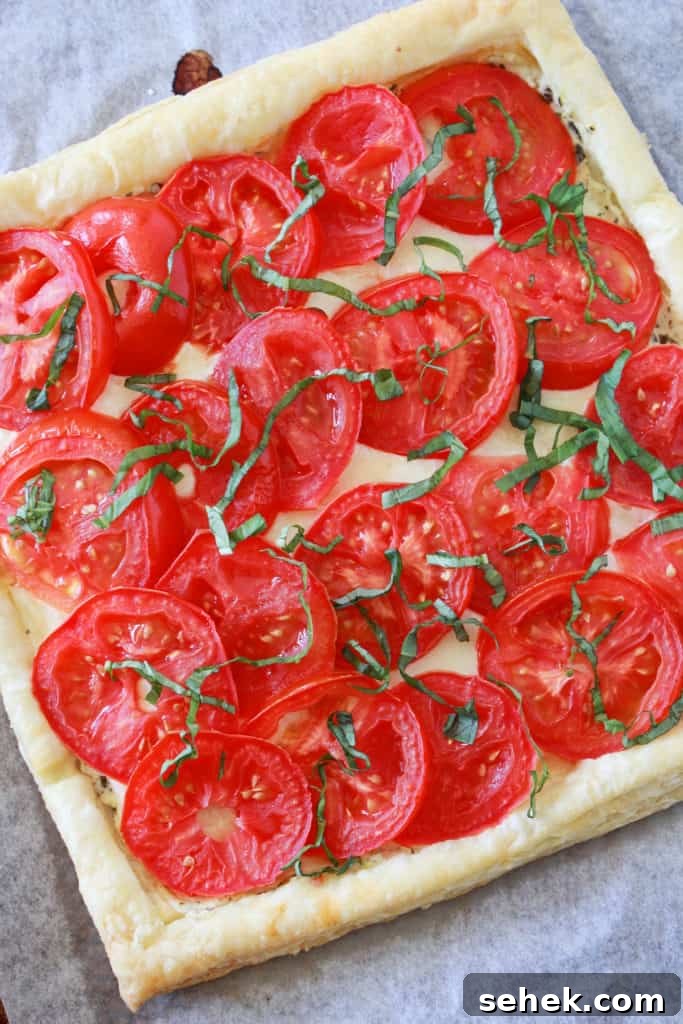 Caprese Tart Recipe: Fresh Tomato, Mozzarella & Basil Tart 10 img 2012 9