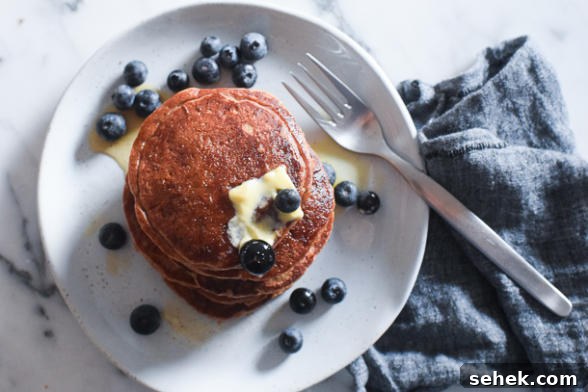 Gingerbread Pancakes Recipe: Fluffy Spiced Pancakes for Winter Brunch 5 Gingerbread pancake close-up