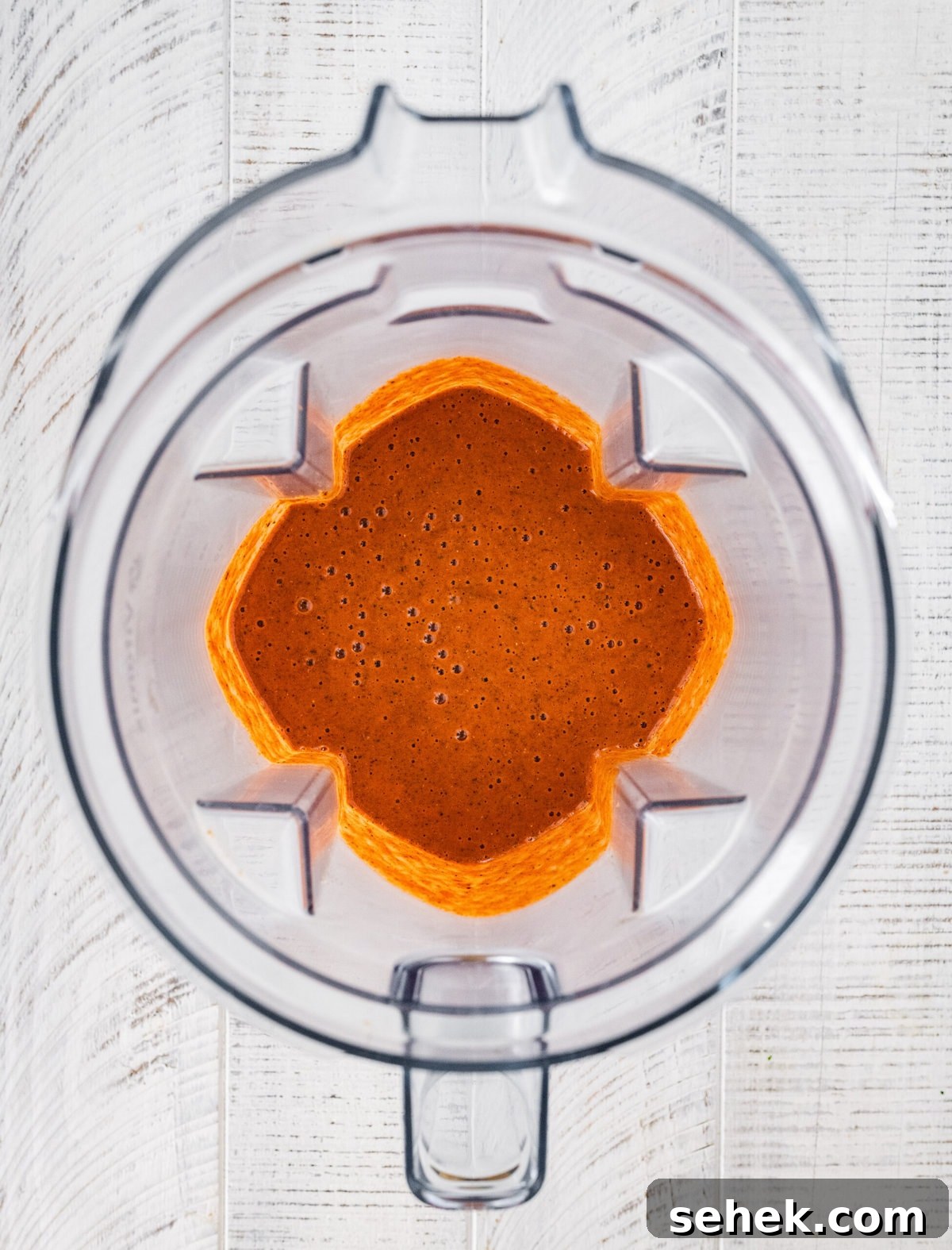 Chipotle-Style Pollo Asado Recipe: Juicy Mexican Grilled Chicken 8 process photo all ingredients blended in blender