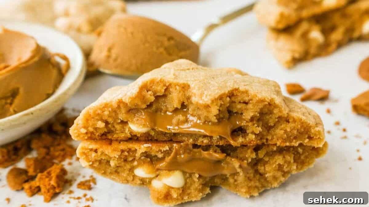 Biscoff White Chocolate Chip Cookies