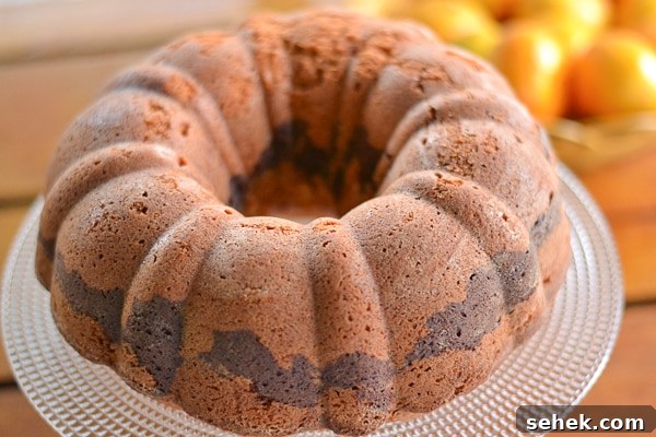 Chocolate Orange Bundt Cake Recipe with Zesty Orange Glaze 2 Chocolate Orange Bundt Cake
