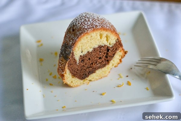 Chocolate Orange Bundt Cake Recipe with Zesty Orange Glaze 4 Chocolate Orange Bundt Cake