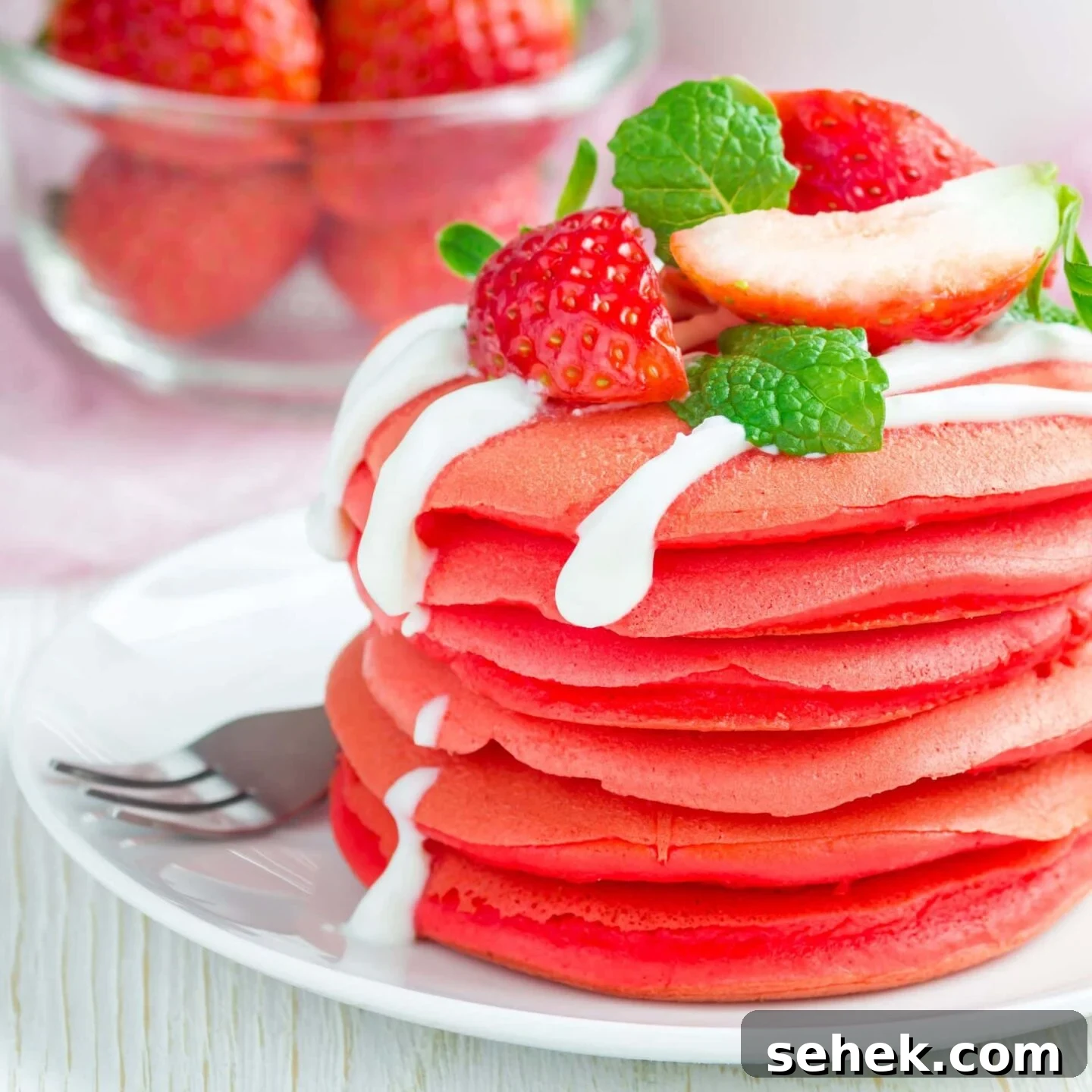 Red Velvet Heart Pancakes Recipe for Valentine’s Brunch 2 Red Velvet Heart Pancakes
