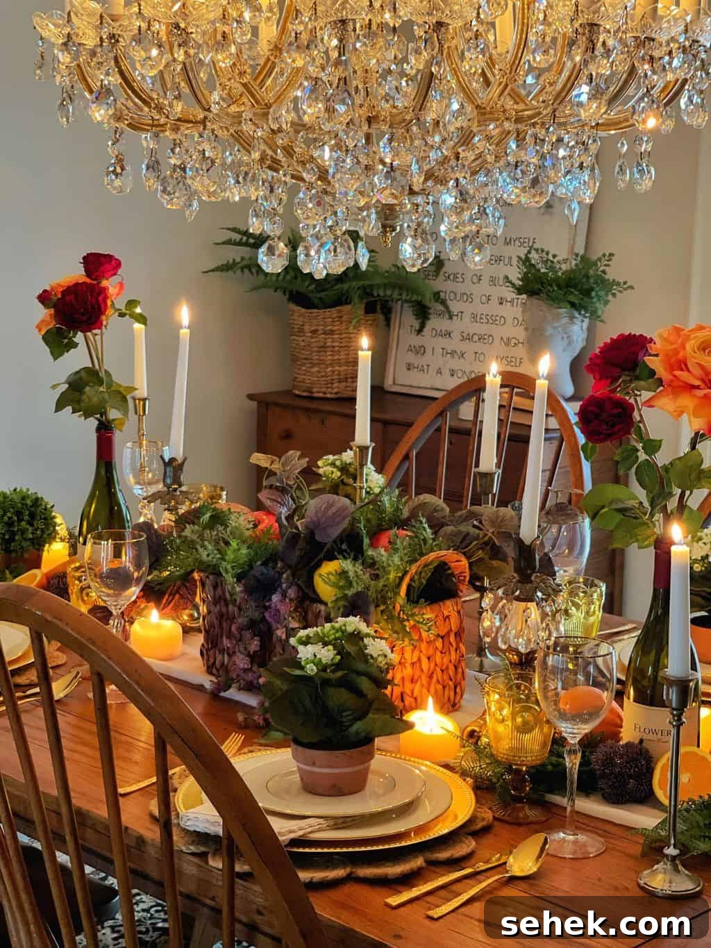 Italian-Inspired Tablescape Ideas for Elegant Dinner Parties 12 table filled with flowers and candles