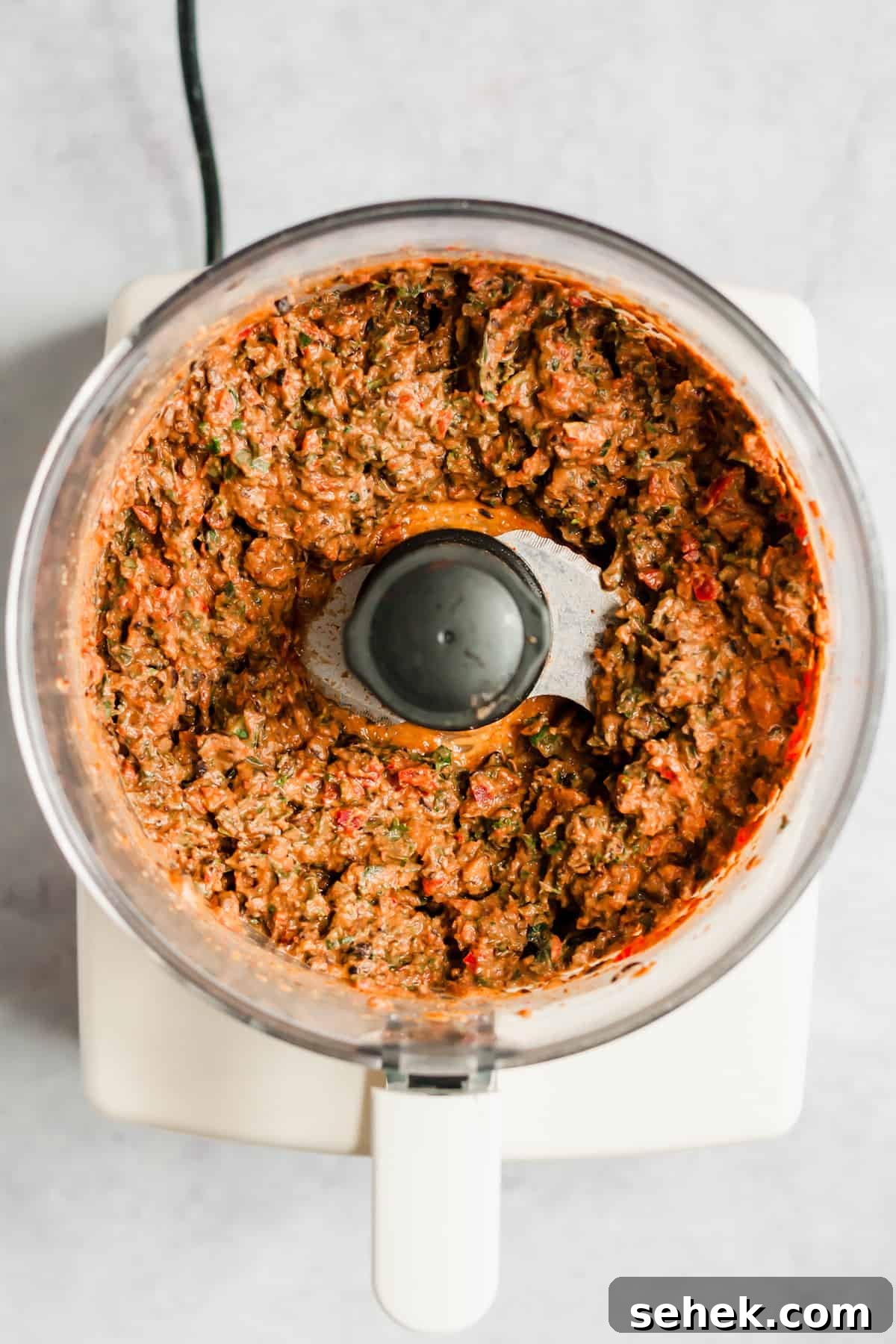 Vegan Black Bean and Kale Enchiladas Recipe for Flavorful Dinner 5 blended filling in food processor