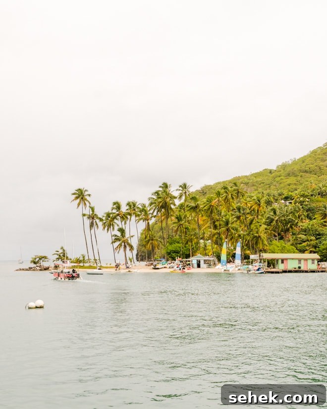 Marigot Bay beach