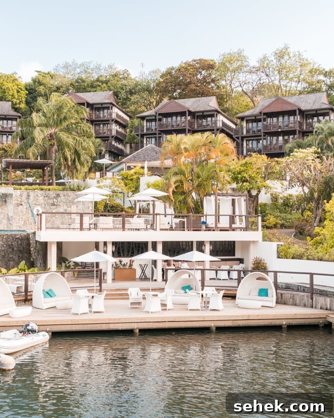 Marigot Bay Resort pool