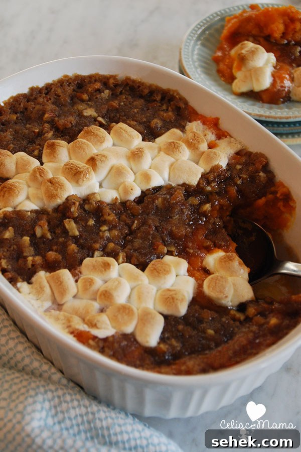 Gluten-Free Sweet Potato Casserole Recipe for Holidays 4 sweet-potato-casserole