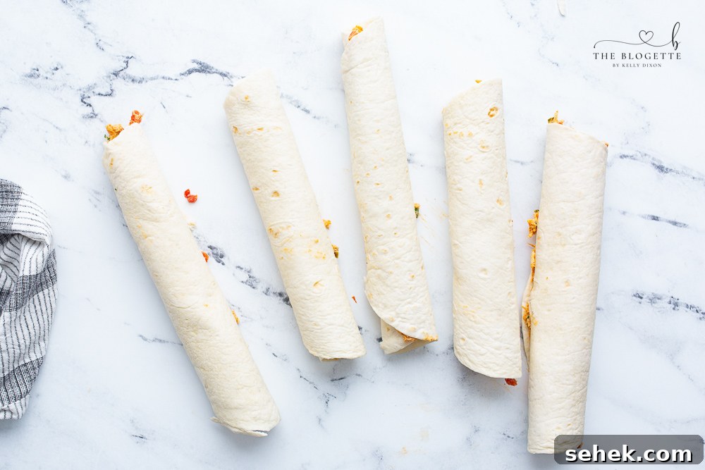 Tortilla Rolled Up Appetizer