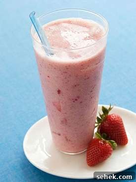 Low-Calorie Smoothie Recipes for Weight Watchers Points 16 Strawberry Banana Flax Smoothie