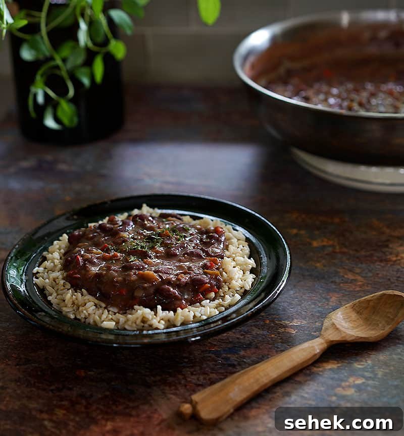 15-Minute Vegan Red Beans and Rice — Oil-Free Recipe 2 15 Minute Red Beans and Rice