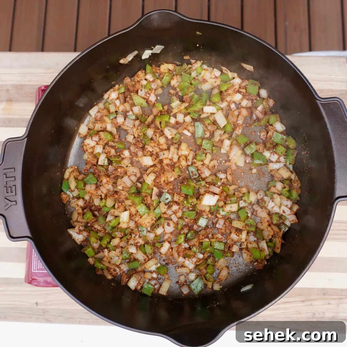 Loaded Beef Chili Recipe: Over-the-Top Comfort Chili 4 veggie and spice mix.