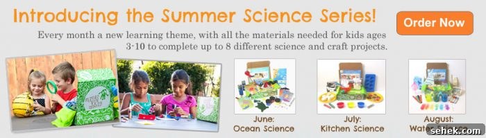 Summer Science Kits for Kids: Green Kid Crafts + 3 Months Free Coupon 2 Green Kid Crafts Summer Science Series - Get 3 months FREE coupon