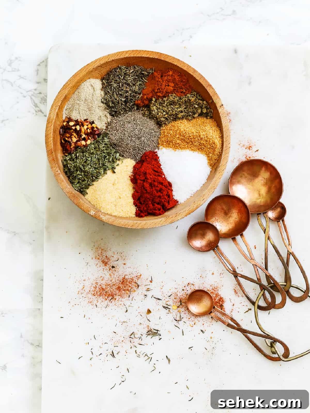 Authentic Cajun Seasoning Mix Recipe for Bold Flavor 6 Cajun seasoning in a wooden bowl