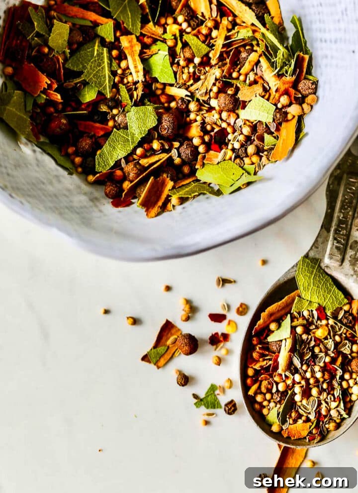 Homemade pickling spice