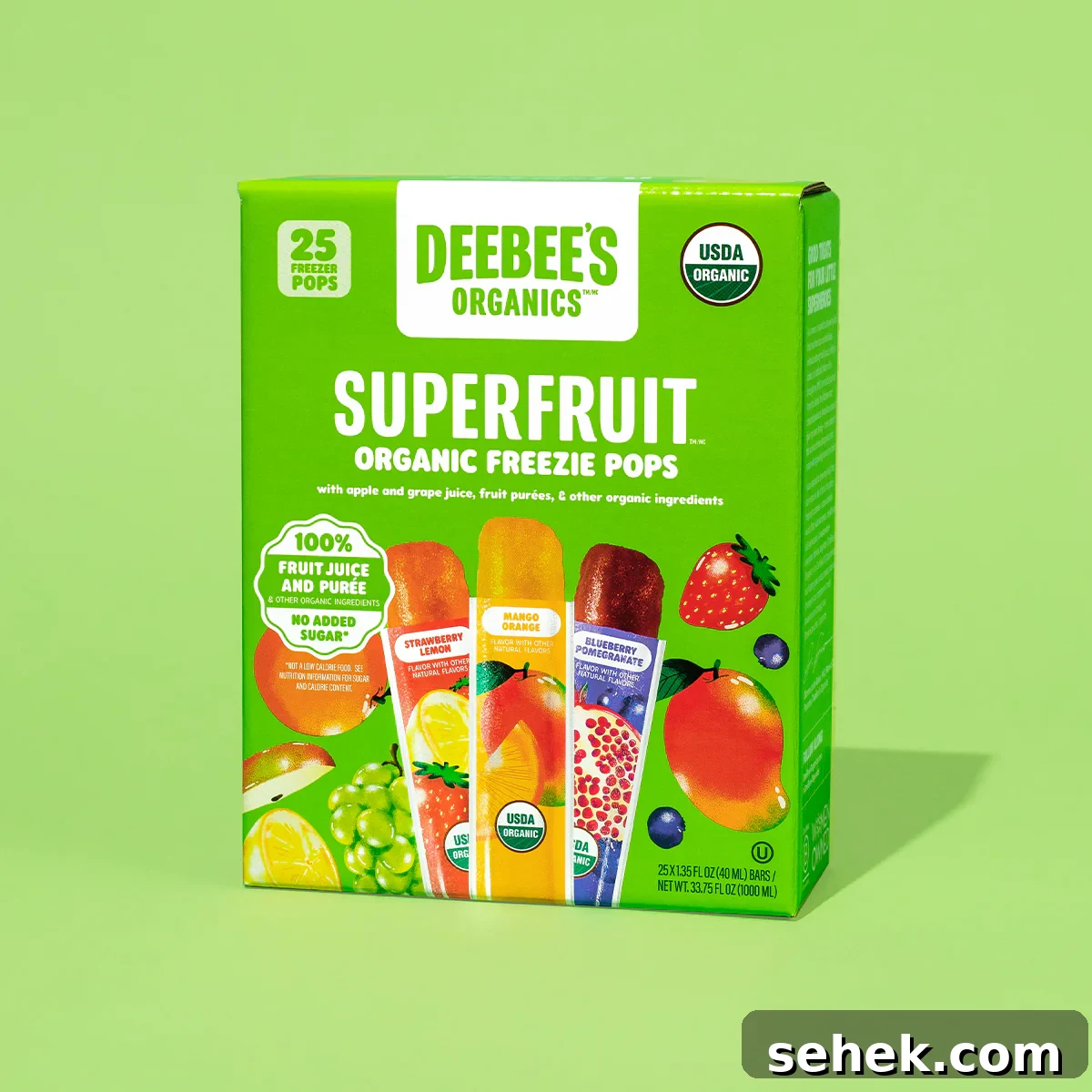 Deebee's Organics Superfruit Freezer Pops