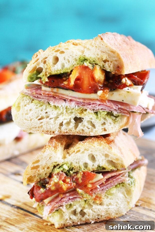 Grilled Italian Tomato Grinder Sandwich Recipe 7 img 29575 7