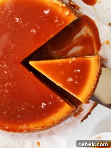 salted caramel cheesecake