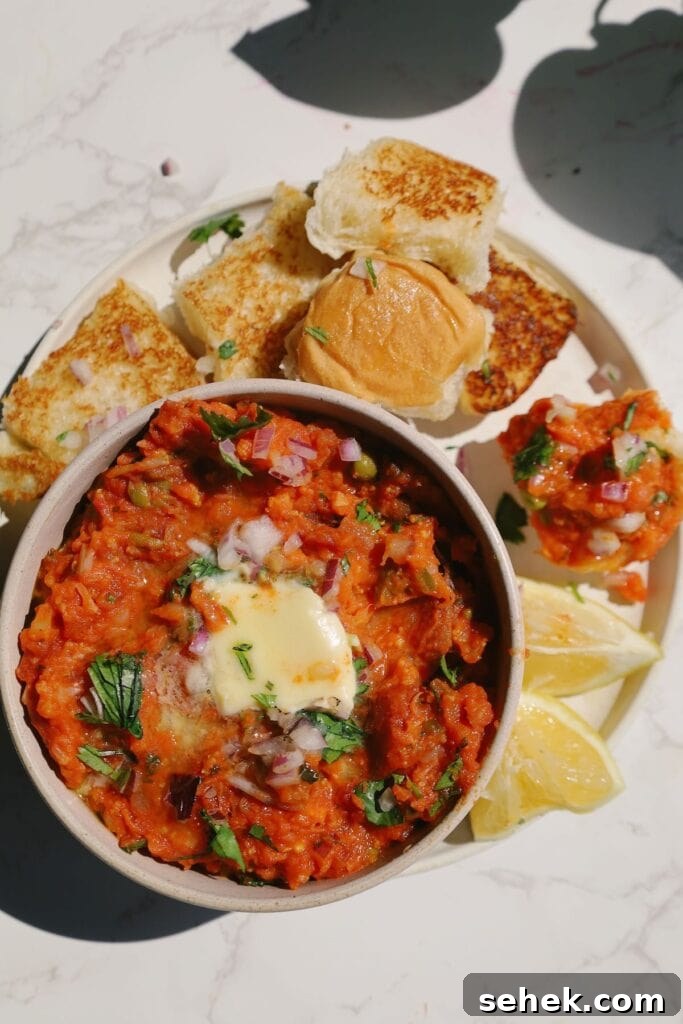 Authentic Mumbai Pav Bhaji Recipe: Flavorful Street-Style Masala 2 pav bhaji recipe with rolls