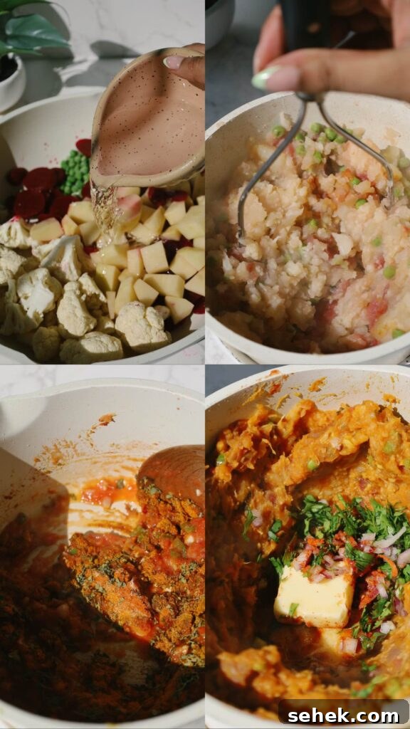 Authentic Mumbai Pav Bhaji Recipe: Flavorful Street-Style Masala 6 how to make pav bhaji