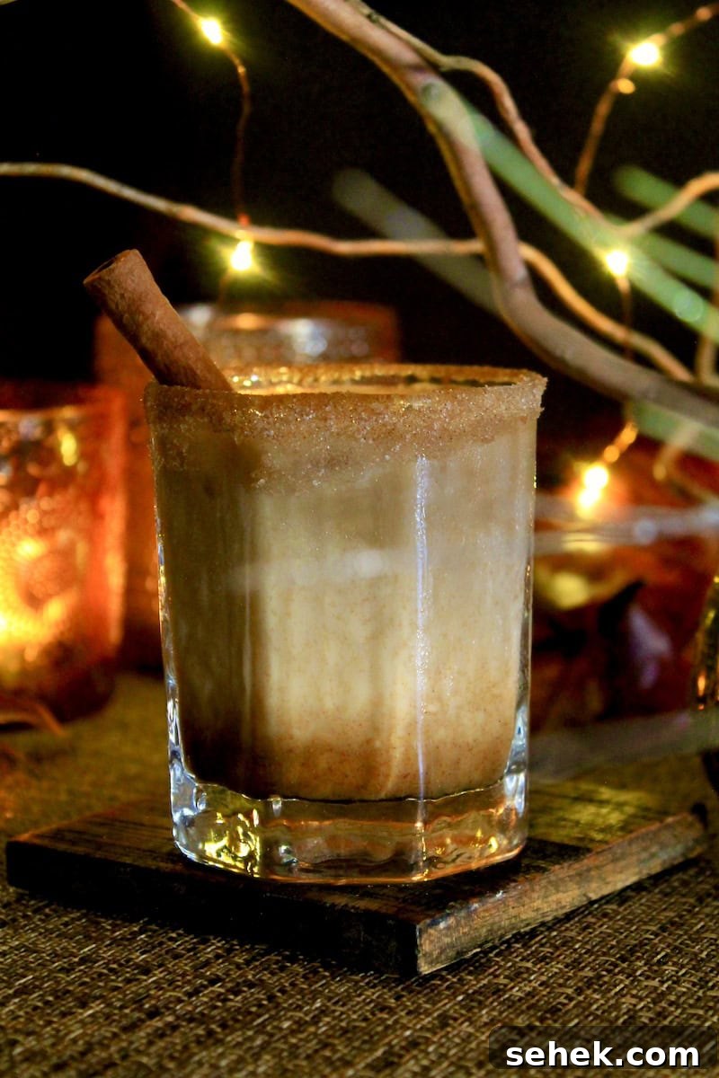 Pumpkin Spice White Russian Cocktail with Bourbon and Coffee 4 festive pumpkin spice white russian