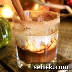 Pumpkin Spice White Russian Cocktail with Bourbon and Coffee 7 pumpkin spice white russian