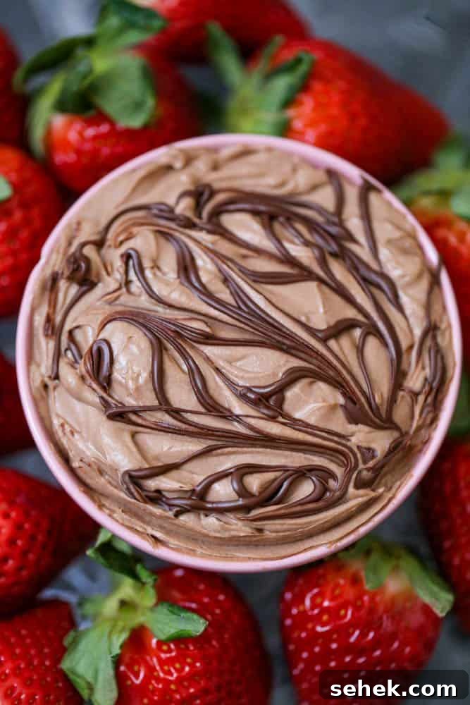 3-Ingredient Low-Calorie Nutella Dessert Dip 2 3 Ingredient Skinny Nutella Dessert fruit Dip recipe