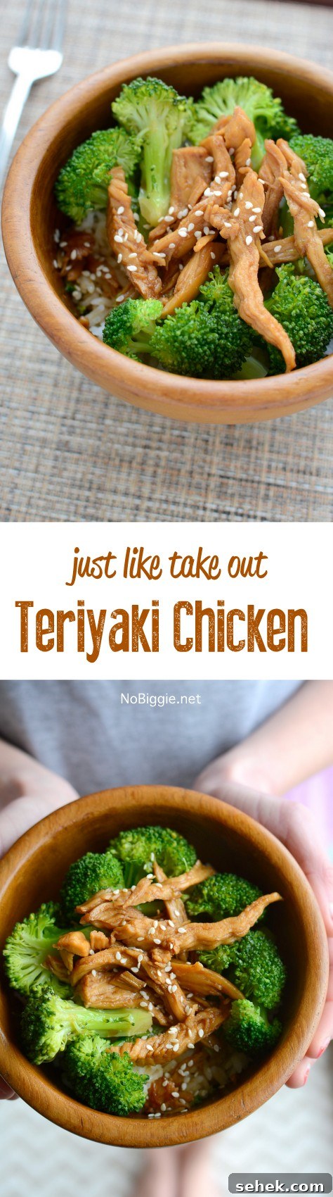 Classic Teriyaki Chicken Recipe with Sticky Glaze and Rice 5 Teriyaki Chicken! So good, it tastes just like take out! | NoBiggie.net