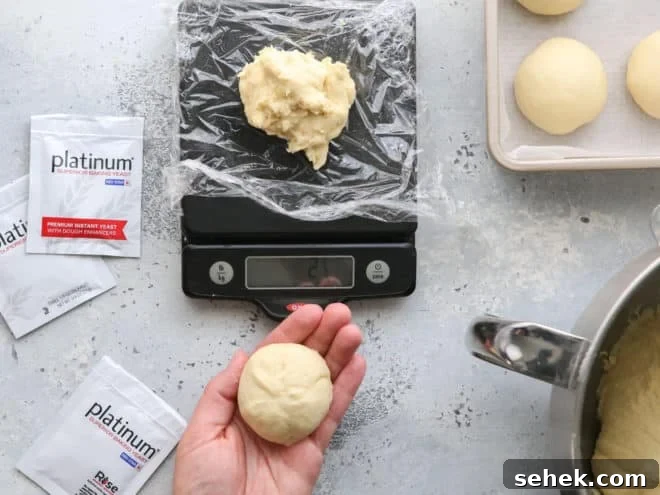 Homemade Buns for Sandwiches, Sliders & Burgers 6 shaping homemade sandwich rolls