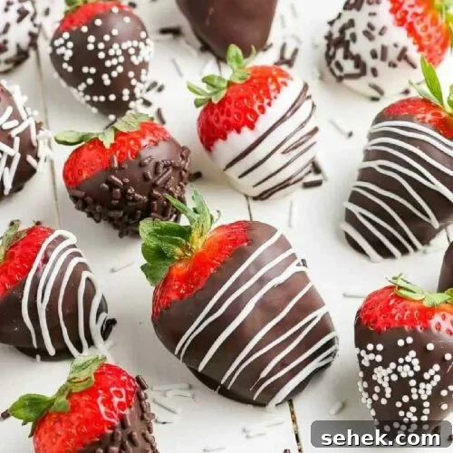 Platter of chocolate covered strawberries.