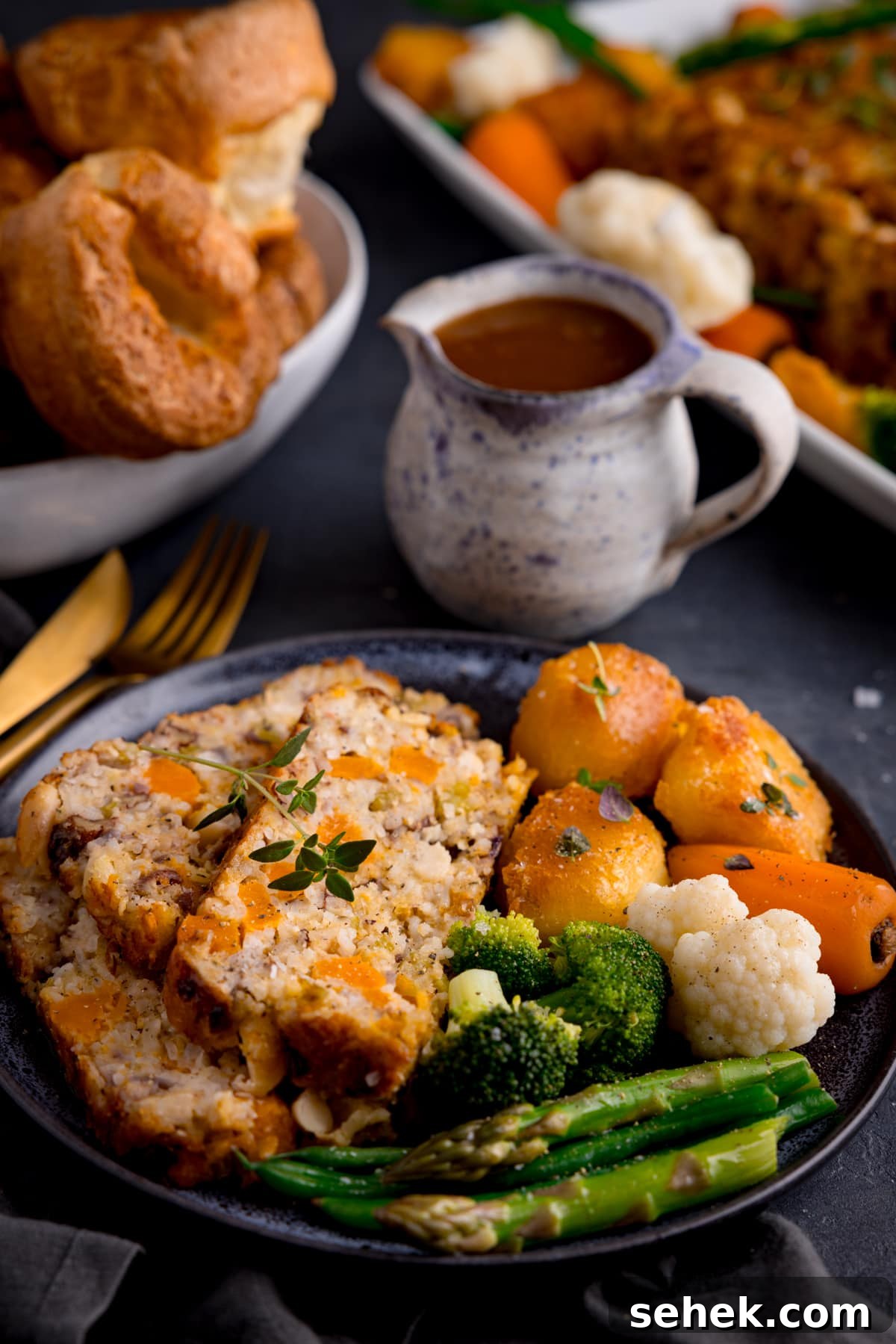 Savory Vegetarian Nut Roast Recipe for Holiday Dinner 6 img 35241 5