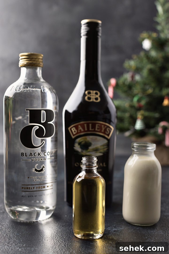 Gingerbread Martini Recipe: Festive Christmas Cocktail Guide 4 photo of ingredients to make a gingerbread martini christmas cocktail