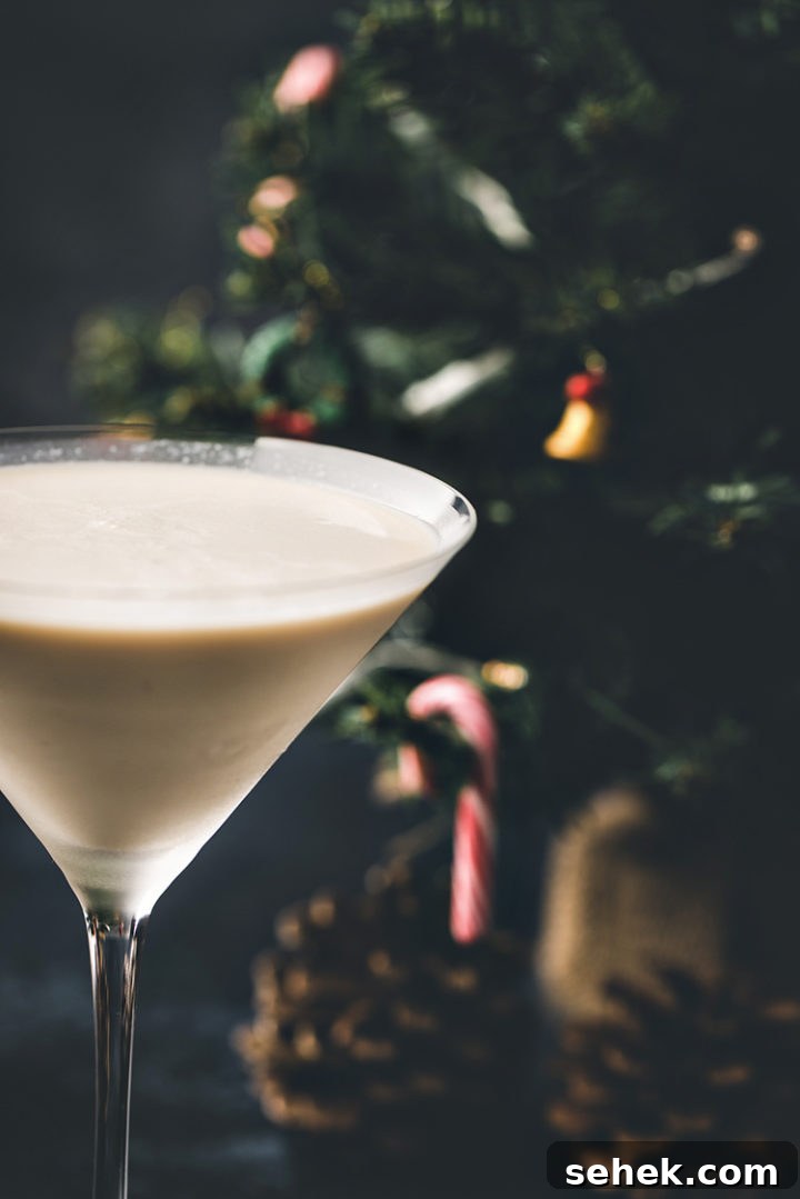 Gingerbread Martini Recipe: Festive Christmas Cocktail Guide 9 close up of a chilled martini glass with a gingerbread martini in it