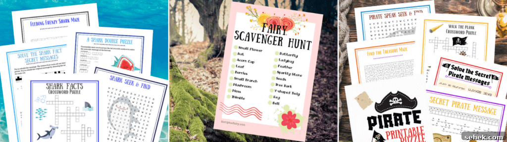 Printable Summer Activity Pack for Kids with Scavenger Hunt 3 img 39289 2