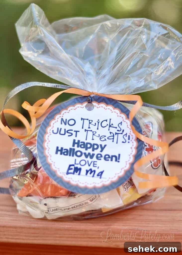Printable Halloween Gift Tags PDF — Free Downloadable Labels 7 Free Printable Halloween Gift Tags - No Tricks, Just Treats