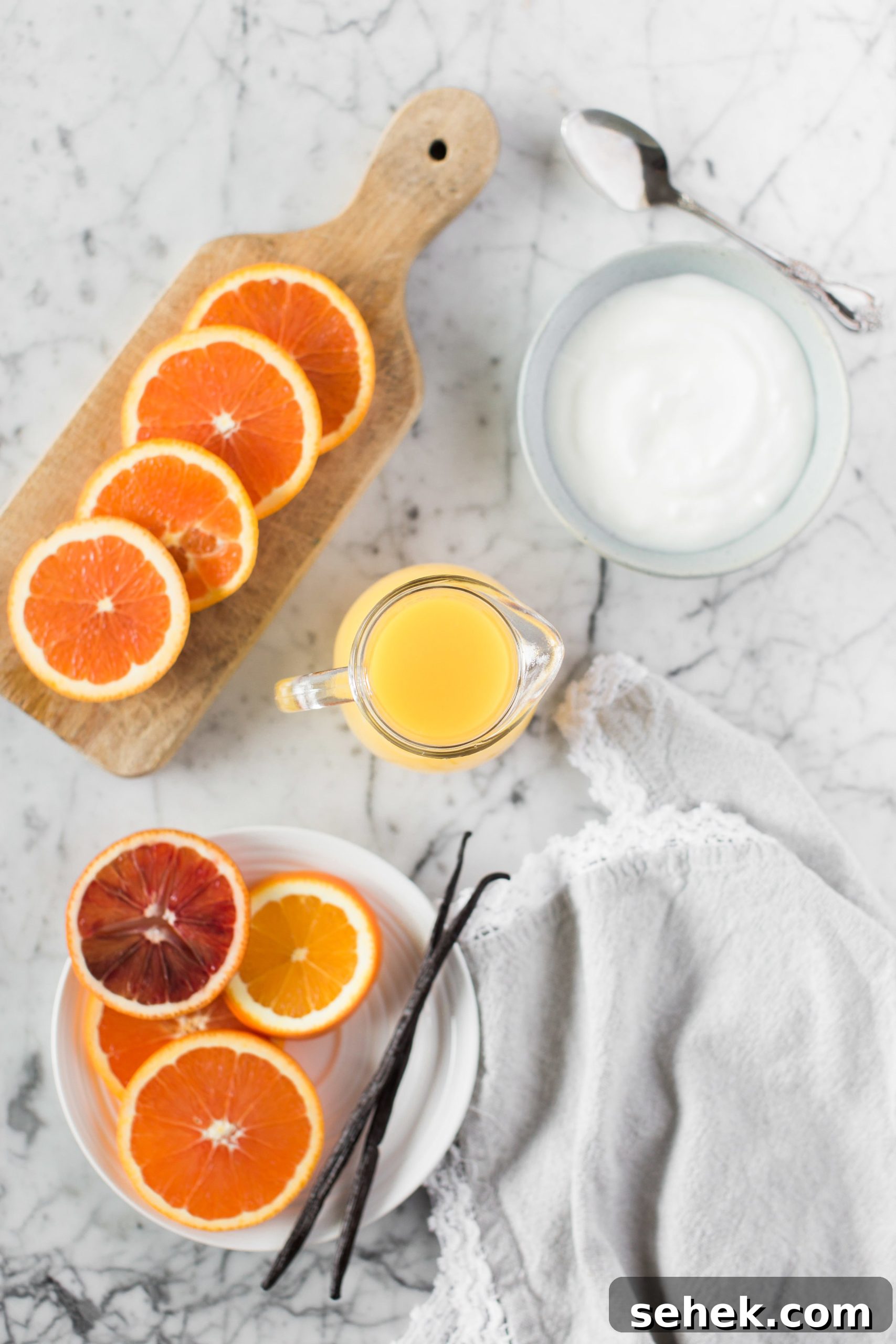 Orange Creamsicle Smoothie Bowl ingredients 