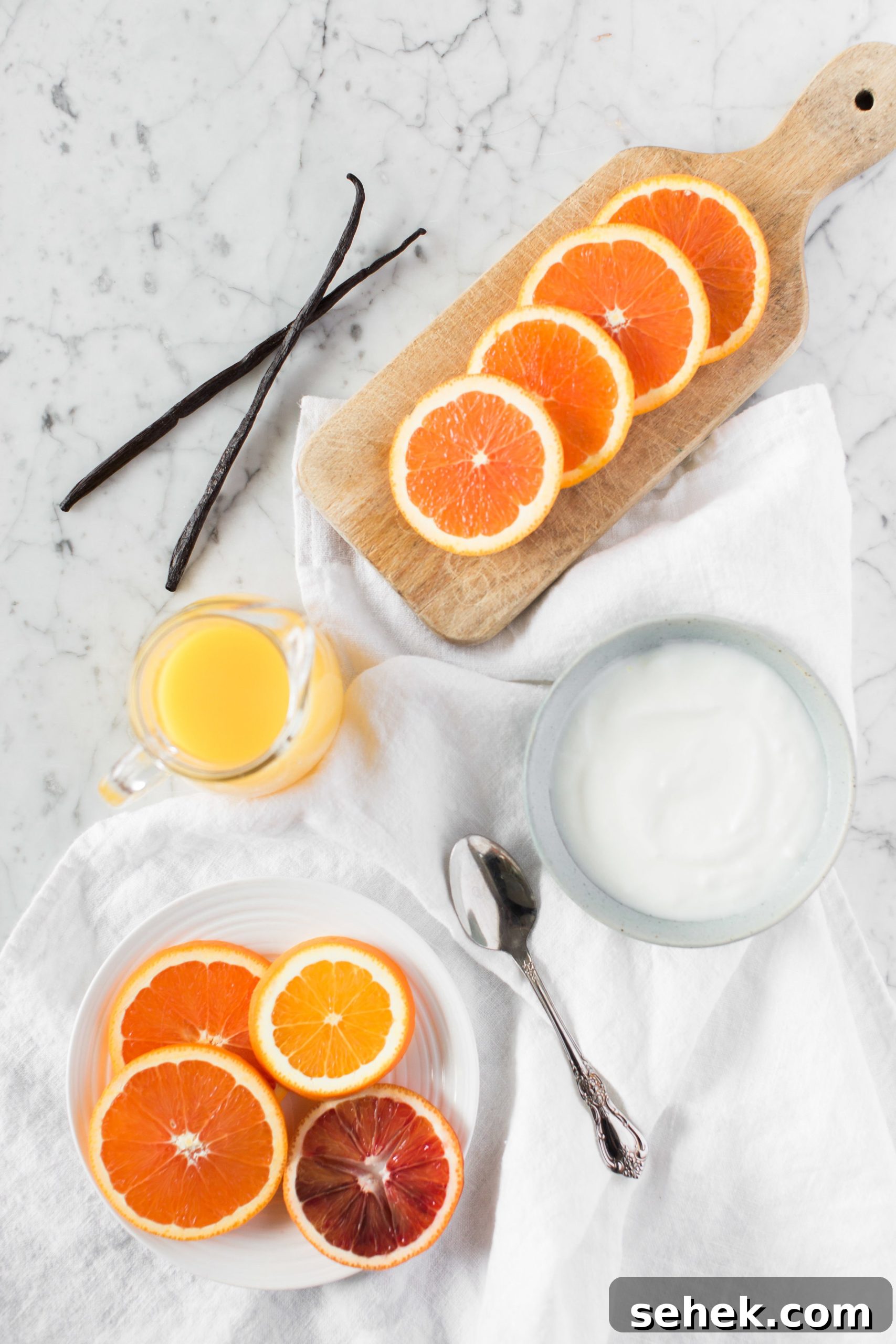 Orange Creamsicle Smoothie Bowl ingredients 