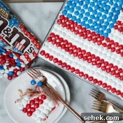 Red, White & Blue Poke Cake with M&M’S Video Tutorial 3 img 45857 2